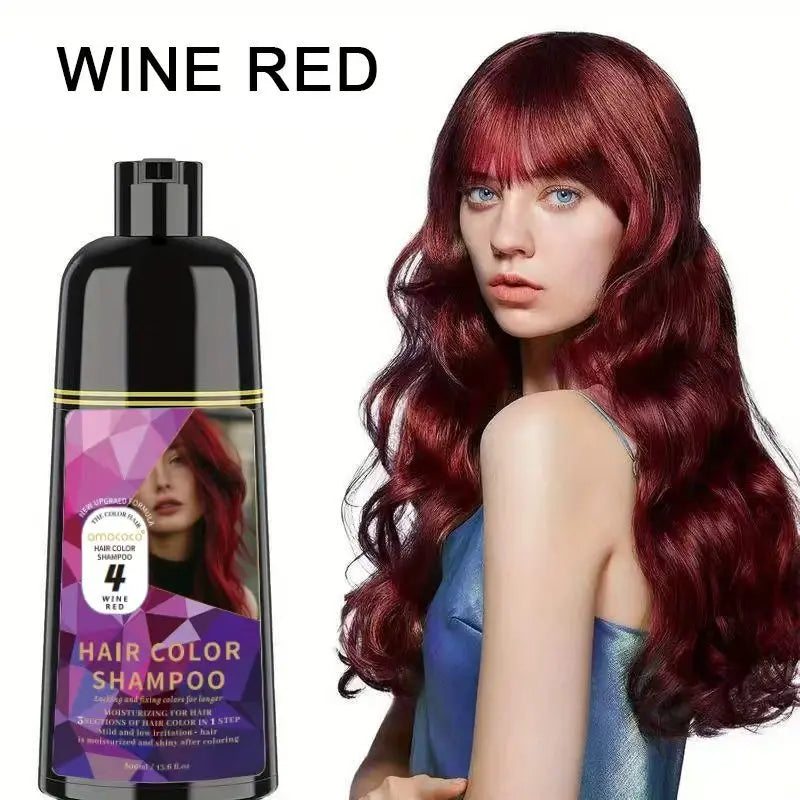 🧴3-in-1 Hair Dye Shampoo | Plant-Based, Long Lasting & Nourishing