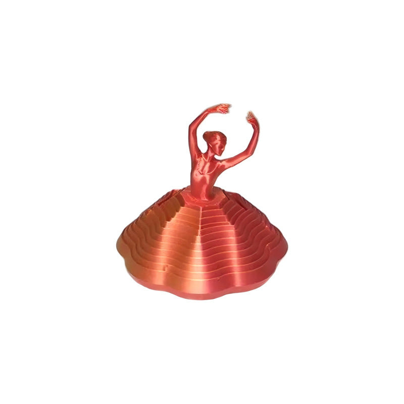 3D Printed Spinning Ballerina Fidget, Ballet Fidget Spinner