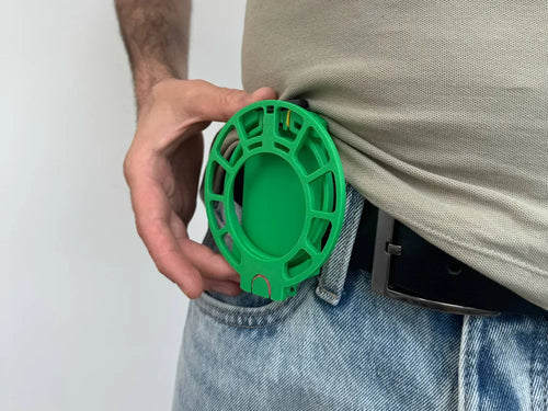 🥤 Foldable Belt Beverage Holder,Hands-Free Outdoor Cup Clip
