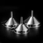 304 Stainless Steel Multi Size Kitchen Funnel Set with Filter