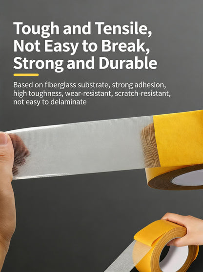 Heavy-Duty Grid Double Sided Tape, Waterproof Removable No Residue Tape for Carpet Home Decor