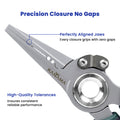 7.5" Rust Resistant Saltwater Fishing Pliers, Multifunctional Stainless Steel Tackle Tool