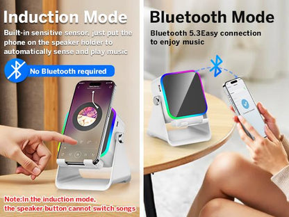 [DealsForYouDays]🎵5-in-1 Induction Bluetooth Speaker Phone Stand