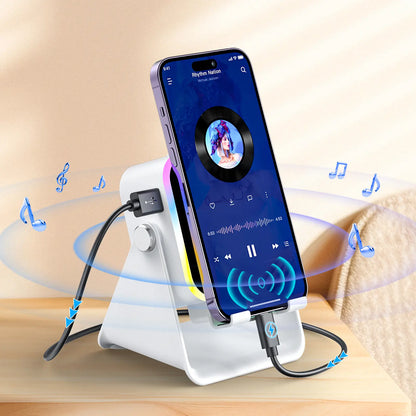 [DealsForYouDays]🎵5-in-1 Induction Bluetooth Speaker Phone Stand