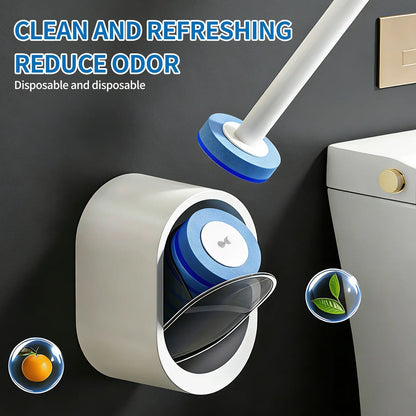 🚽 SOPAMI Disposable Toilet Brush Kit with 8/32 Refill Heads
