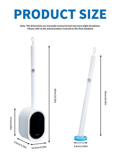 🚽 SOPAMI Disposable Toilet Brush Kit with 8/32 Refill Heads