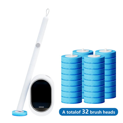 🚽 SOPAMI Disposable Toilet Brush Kit with 8/32 Refill Heads