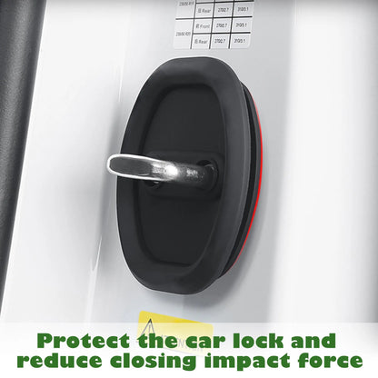 🚗8PCS Car Door Latch Silicone Lock Protector Covers