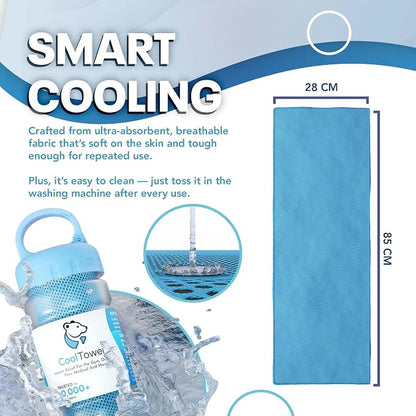 🧊Portable Instant Cooling Towel with Storage Bottle