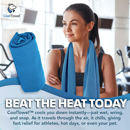 🧊Portable Instant Cooling Towel with Storage Bottle