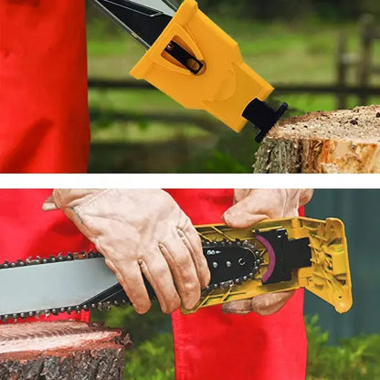 🪓Portable Bar-Mount Chainsaw Sharpener, Fits 14-20 Inch 2-Hole Guide Bar