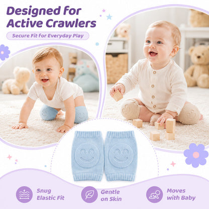 Baby 5-Piece Non-Slip Knee Pads Set, Baby Accessories for Crawling