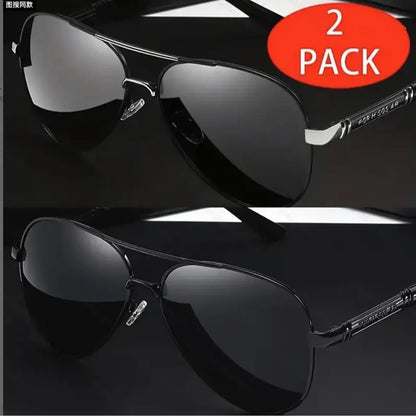 🕶️2 Pack Polarized Aviator Sunglasses Unisex