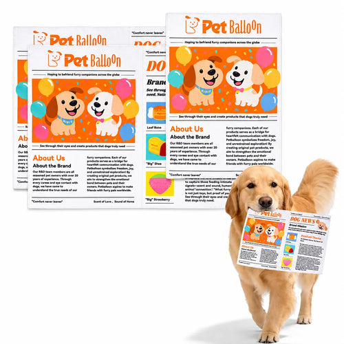 🐶 Knisternde Hundezeitung, waschbares, sicheres Zahnreinigungspielzeug