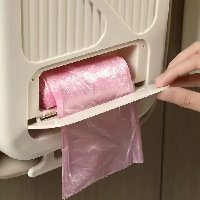 🗑 10L Collapsible Hanging Kitchen Trash Bin Can