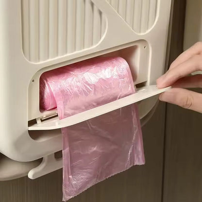 🗑 10L Collapsible Hanging Kitchen Trash Bin Can