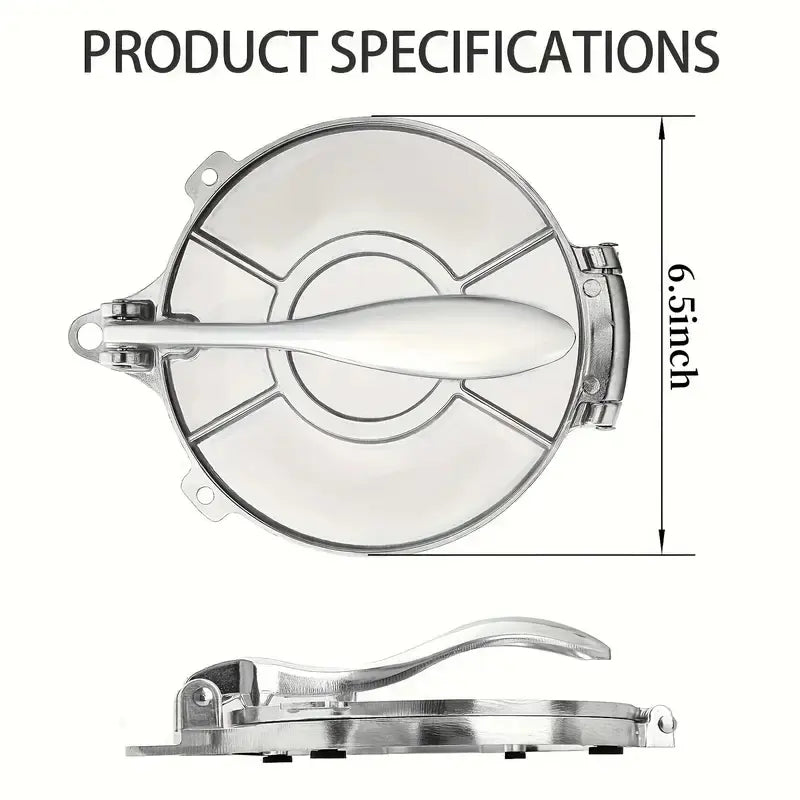 🌮 Multi-Functional Aluminum Tortilla Press Maker