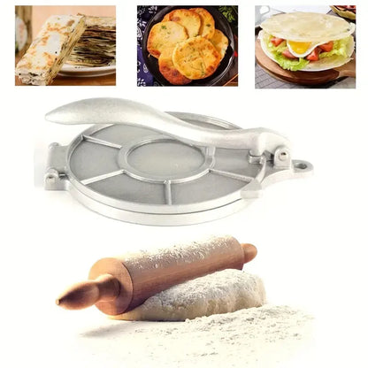 🌮 Multi-Functional Aluminum Tortilla Press Maker