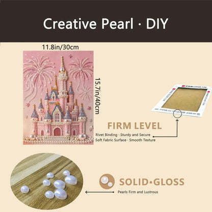 ✨ DIY 5D Sparkling Beads Art Kit – Romantic Fireworks Wall Decor