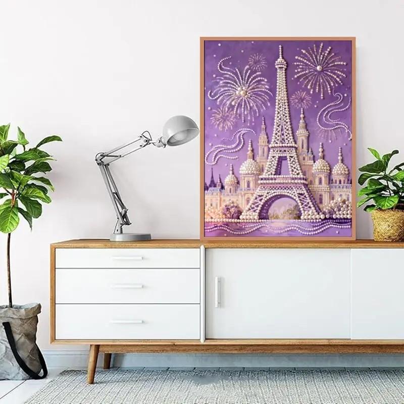 ✨ DIY 5D Sparkling Beads Art Kit – Romantic Fireworks Wall Decor