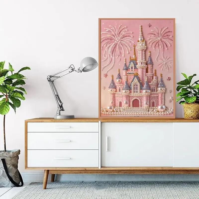 ✨ DIY 5D Sparkling Beads Art Kit – Romantic Fireworks Wall Decor