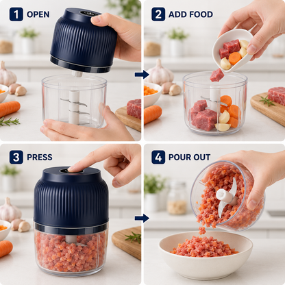 Household Electric Garlic Crusher