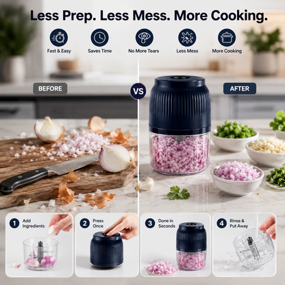 Household Electric Garlic Crusher