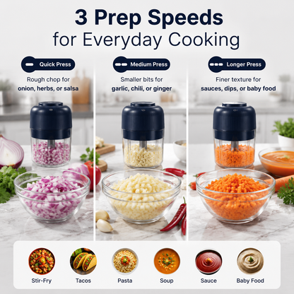 Household Electric Garlic Crusher