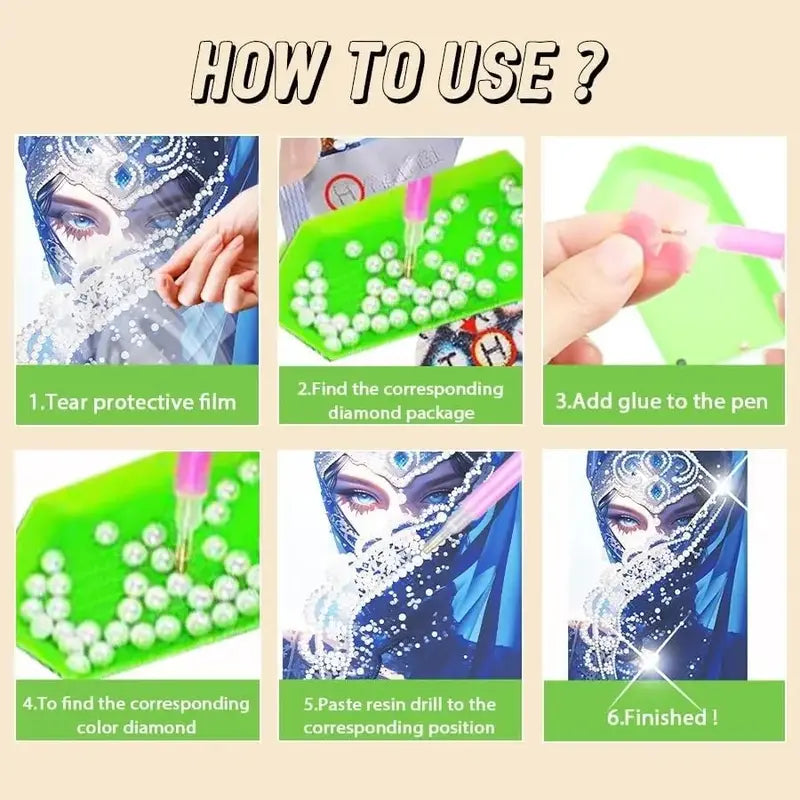 ✨ DIY 5D Sparkling Beads Art Kit – Romantic Fireworks Wall Decor