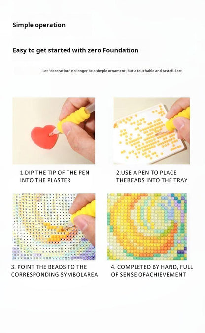 ✨ DIY 5D Sparkling Beads Art Kit – Romantic Fireworks Wall Decor