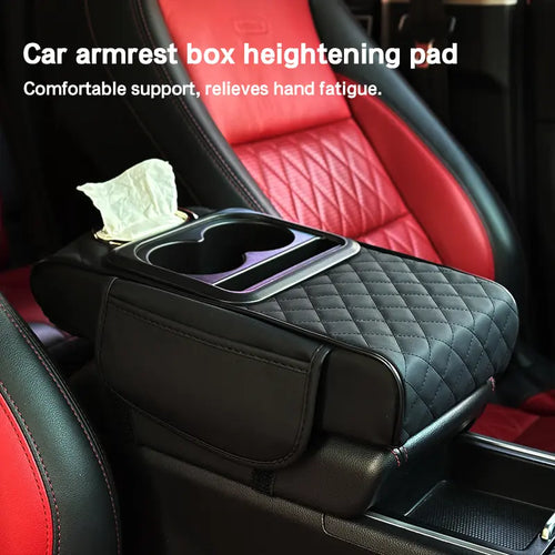 5-in-1 Car Armrest Cushion for Comfort & Storage