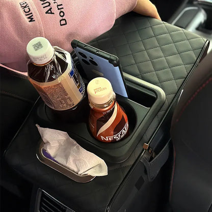 5-in-1 Car Armrest Cushion for Comfort & Storage