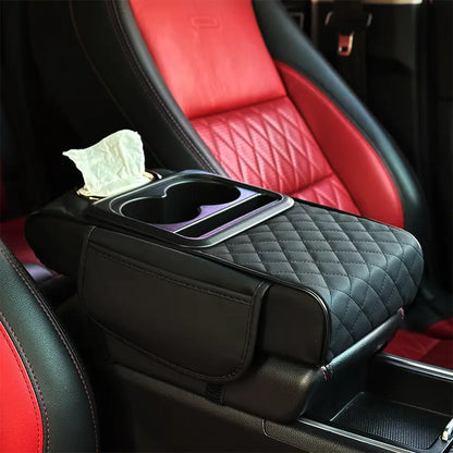 5-in-1 Car Armrest Cushion for Comfort & Storage