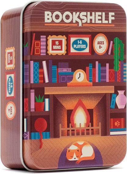 Portable Bookshelf Stacking Balance Family Game Tin Set📚✈️