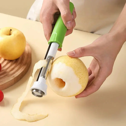 2-in-1 Apple Corer & Peeler | Stainless Steel Fruit Remover