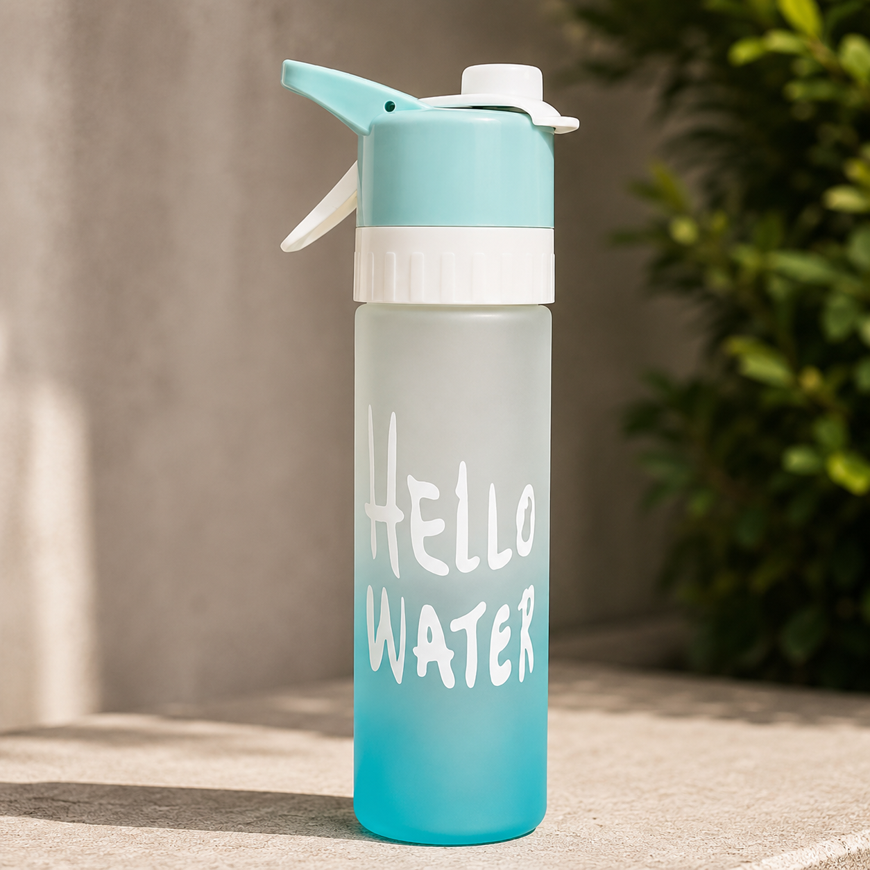 🔥 49% OFF TODAY 💦 2-in-1 Mist & Sip Hello Water Bottle
