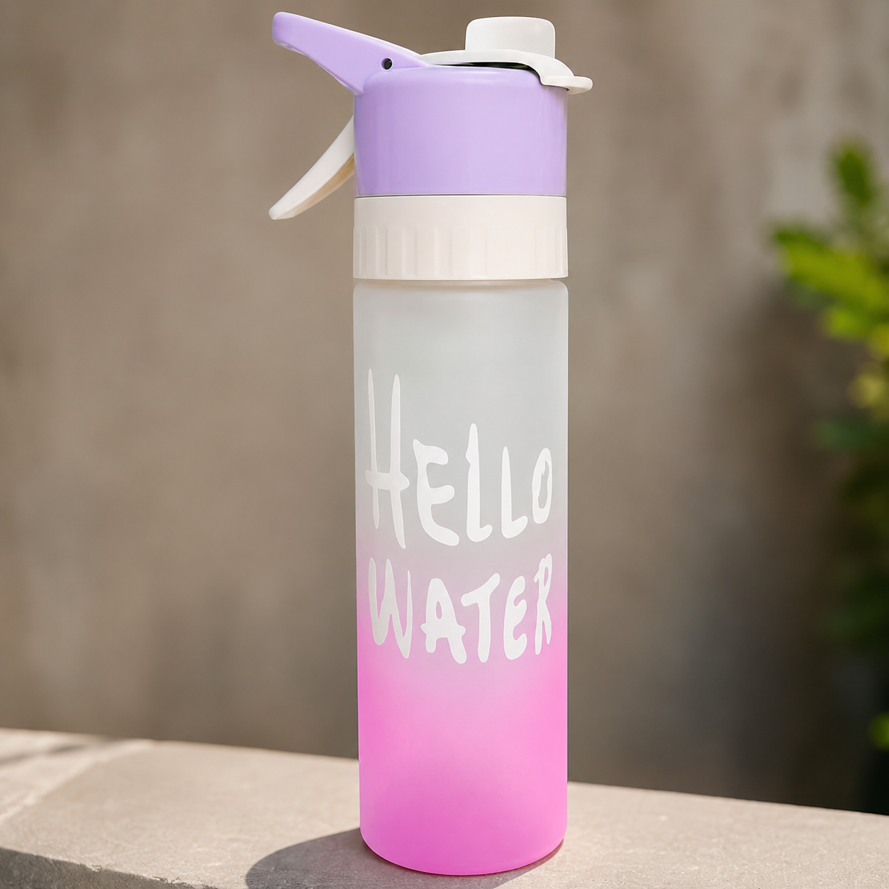 🔥 49% OFF TODAY 💦 2-in-1 Mist & Sip Hello Water Bottle