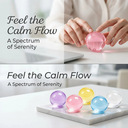 🫧 6cm Coconut Oil Squishy Stress Ball – Ultra-Soft Fidget Desk Toy