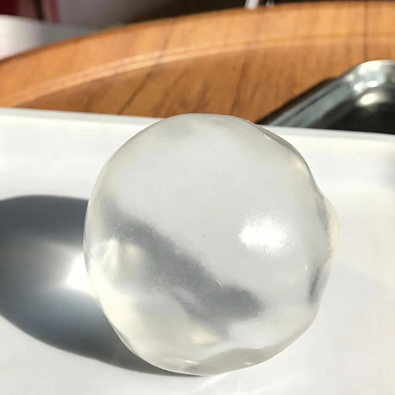 🫧 6cm Coconut Oil Squishy Stress Ball – Ultra-Soft Fidget Desk Toy