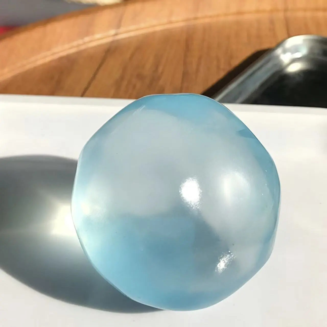 🫧 6cm Coconut Oil Squishy Stress Ball – Ultra-Soft Fidget Desk Toy