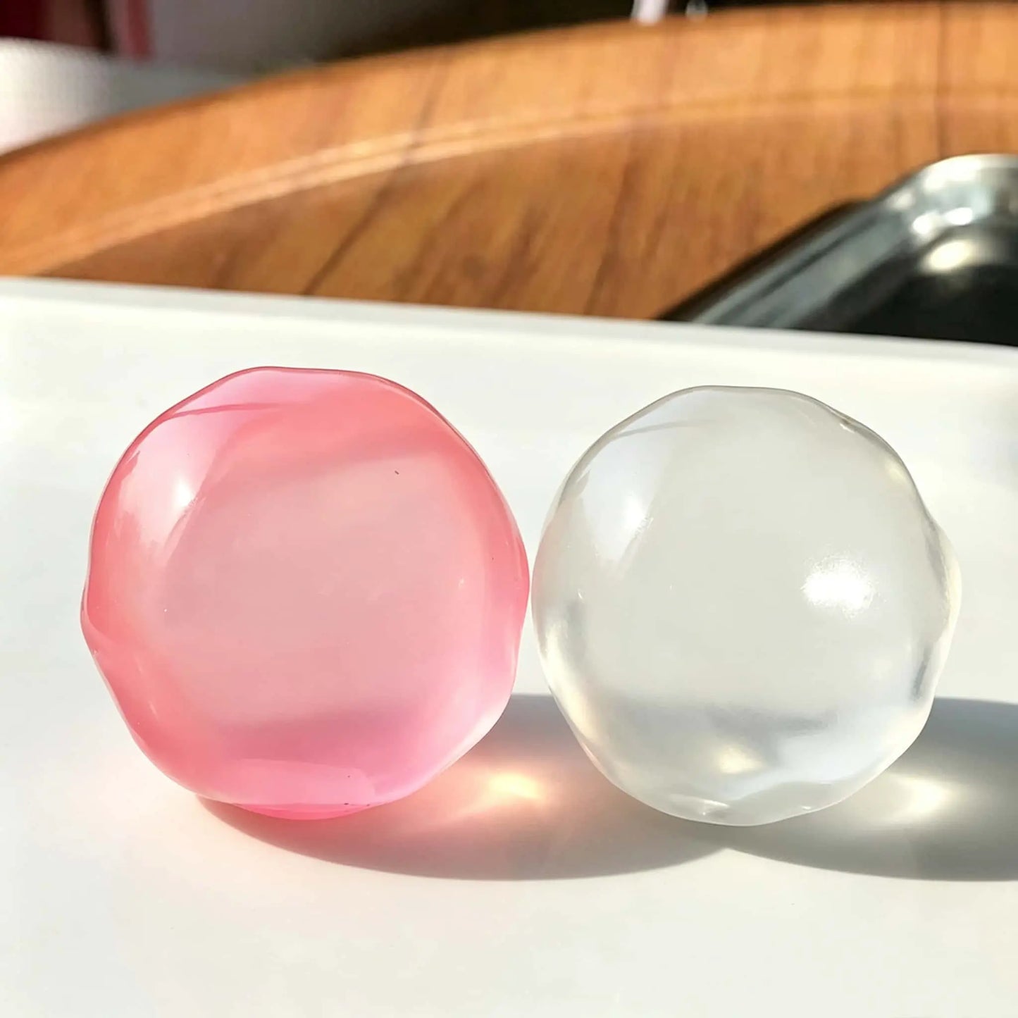 🫧 6cm Coconut Oil Squishy Stress Ball – Ultra-Soft Fidget Desk Toy