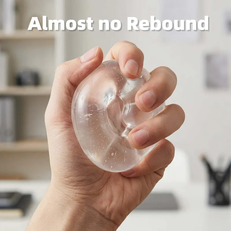 🫧 6cm Coconut Oil Squishy Stress Ball – Ultra-Soft Fidget Desk Toy