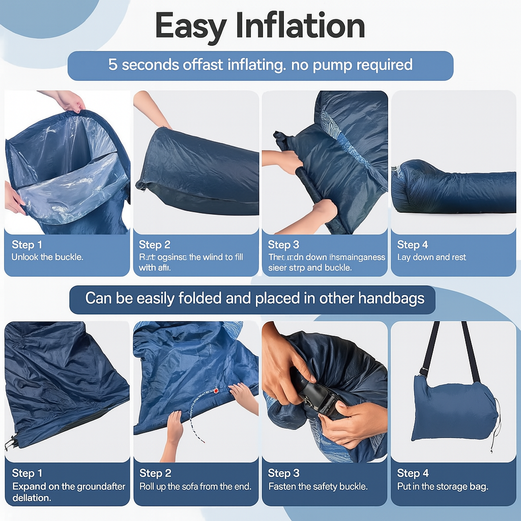 Portable Inflatable Air Lounger – Relax Anywhere