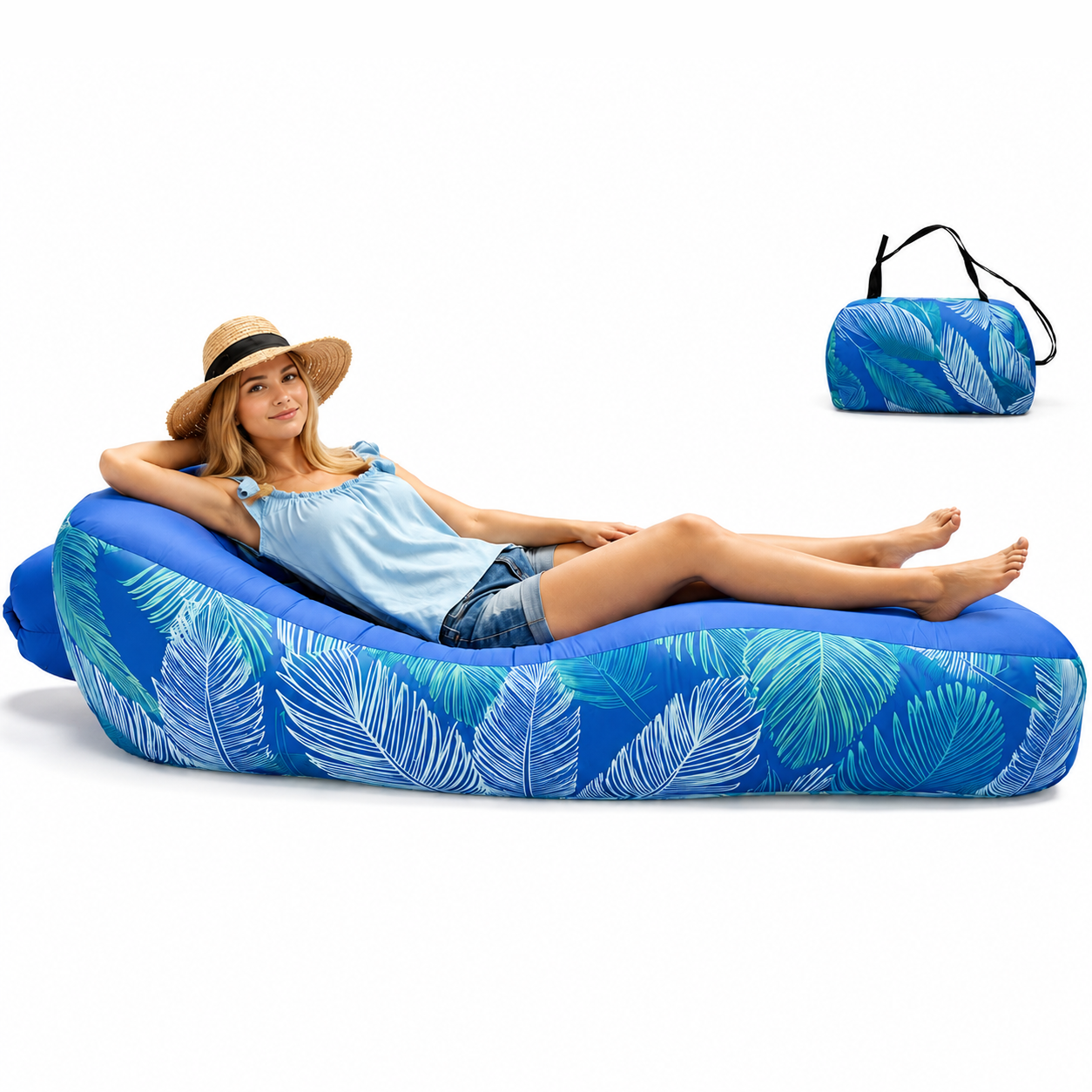 Portable Inflatable Air Lounger – Relax Anywhere