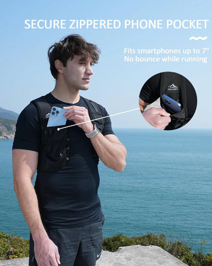 💧 Adjustable Running Hydration Vest for Men & Women