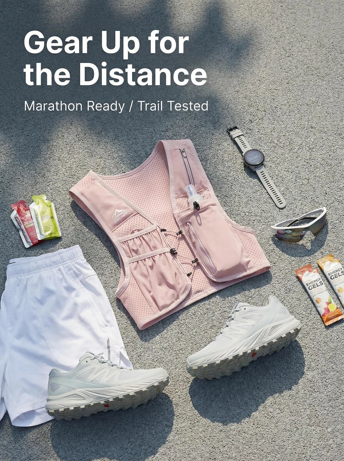 💧 Adjustable Running Hydration Vest for Men & Women
