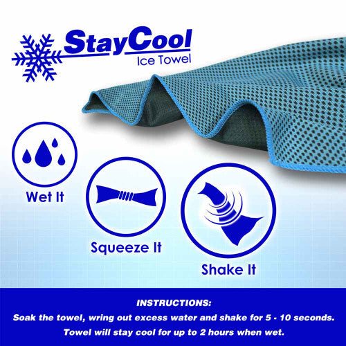 ❄️ Instant Cooling Towel – Stay Cool Anywhere 🌊