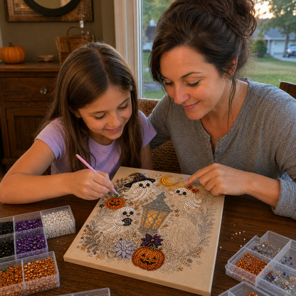 👻✨Halloween Ghost Pearl Art DIY Kit