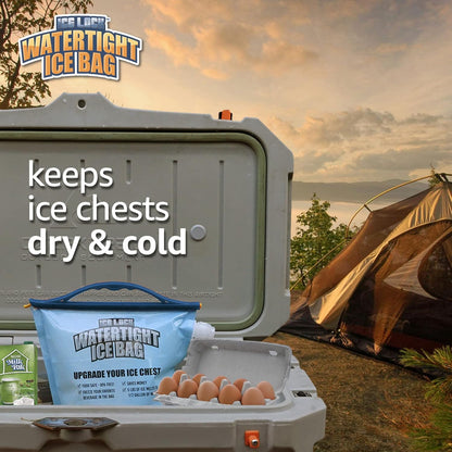 🧊 Large Leakproof Reusable Ice Bag for Coolers