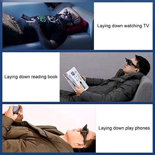 90° Lazy Prism Glasses for Bed Reading & TV